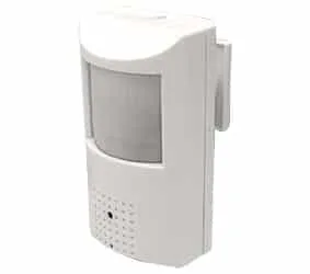 Color CCTV Camera in Operating PIR Motion Sensor Housing, 3.6mm Pinhole Lens
